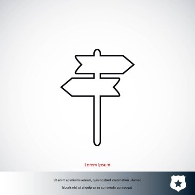 İmza posta vektör simgesi