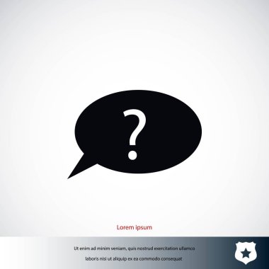 Soru işareti simgesi