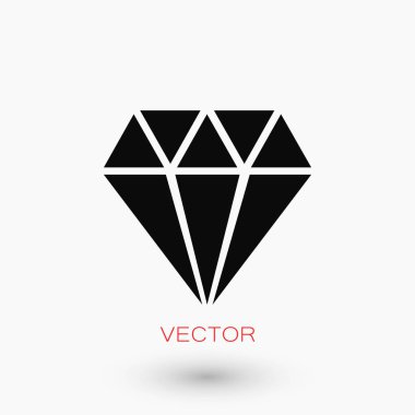 Elmas vektör simgesi