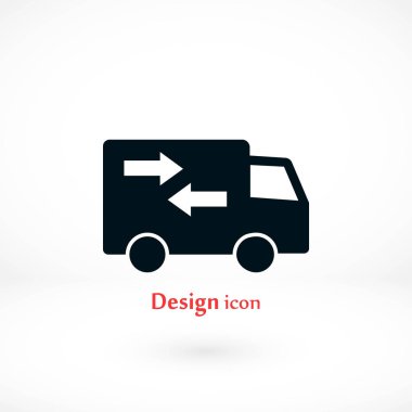 Teslimat vektör simgesi