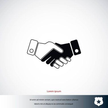 el sıkışma simge vektör