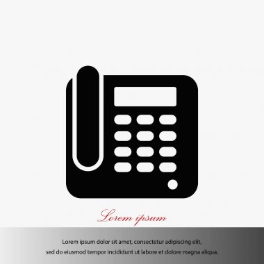 ofis telefon simgesi