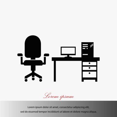 Bilgisayar vektör çizim simgesi