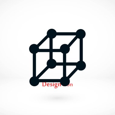  küp simge vektörü