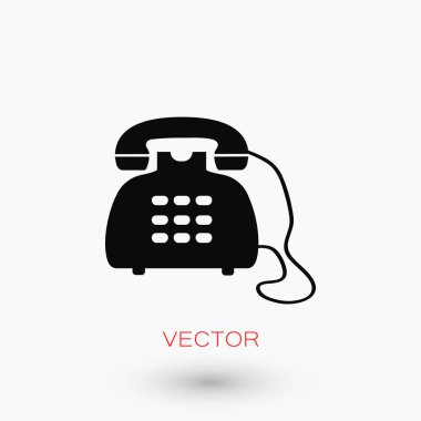 Telefon simge vektör
