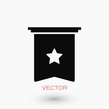 Yıldız simgesi vektör