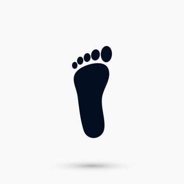 Ayak vektör simgesi