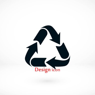 geri dönüşüm işareti simgesi
