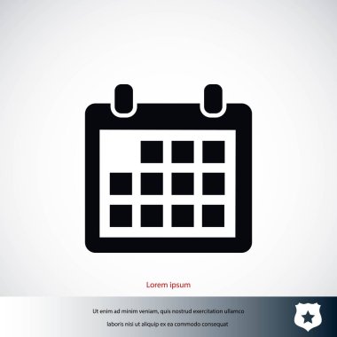 takvim simge vektör