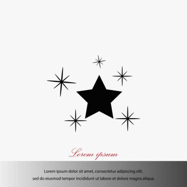 vektör yıldız simgesi