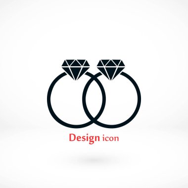 Yüzük vektör simgesi