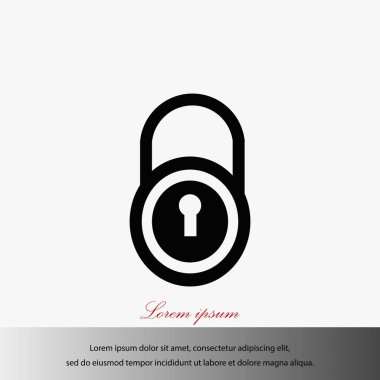 Vektör simgesini kilitle