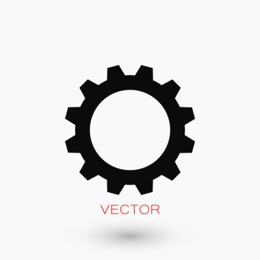 dişli simge vektör