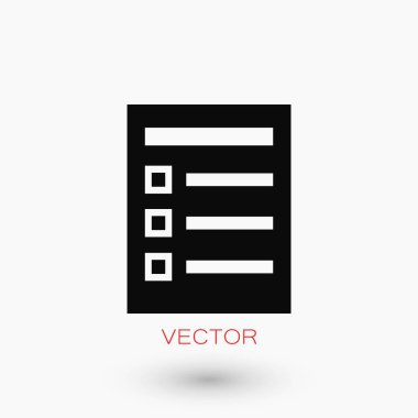 Kağıt simge vektör