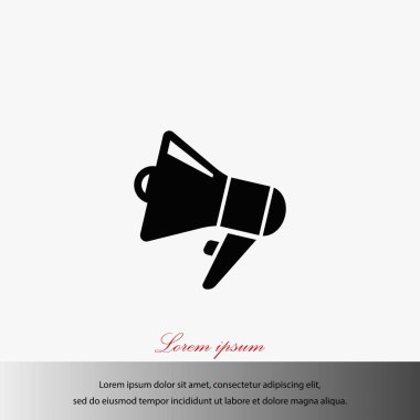 Hoparlör simgesi vektör