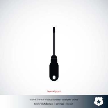 Tornavida vektör simgesi