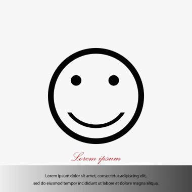 gülümsüyor simge vektör