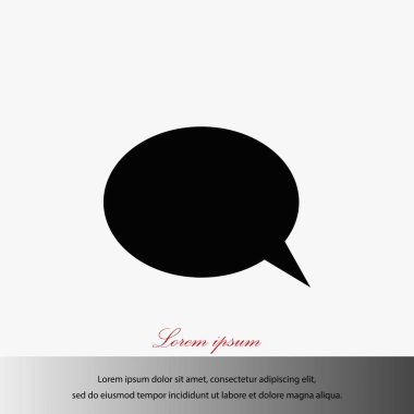 iletişimin bir düz simgesi