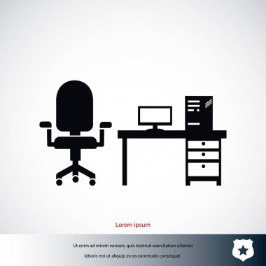 Bilgisayar vektör çizim simgesi