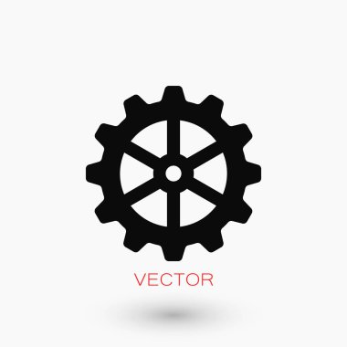 dişli simge vektör
