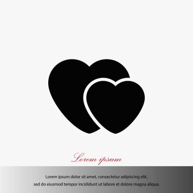 Kalp Vektörü Simgesi