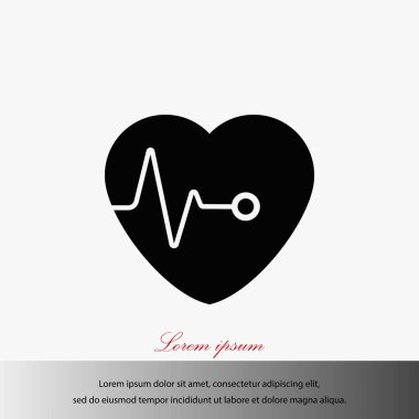 Kalpler vektör simgesi