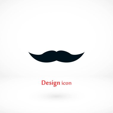 Bıyık simge vektör