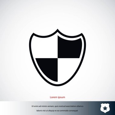 kalkan işareti simgesi