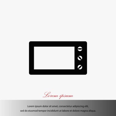 mikrodalga fırın vektör simgesi