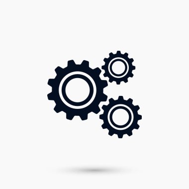 dişli simge vektör