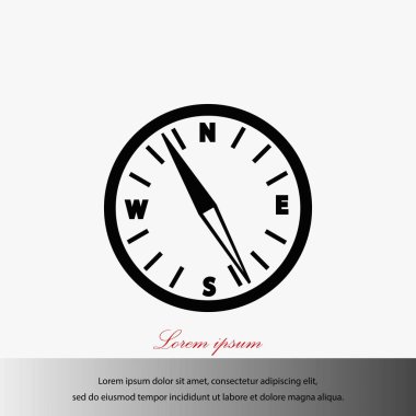  Pusula vektör simgesi