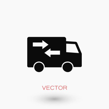 Teslimat vektör simgesi
