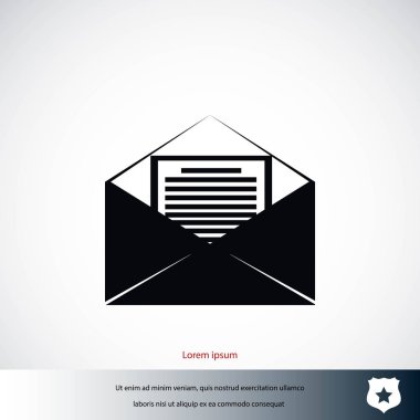 posta işareti simgesi,