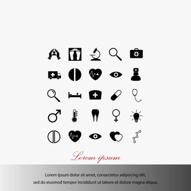 tıbbi simge vektör