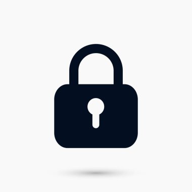 asma kilit simgesi vektör