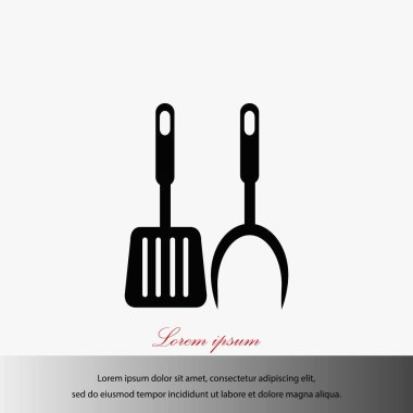 Barbekü simge vektör