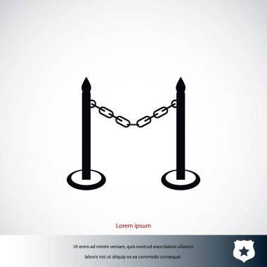 barikat simge vektör