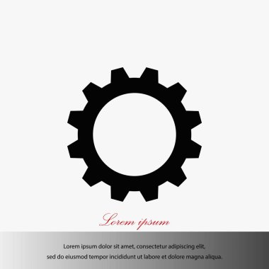 dişli simge vektör