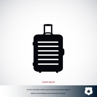 seyahat çantası simgesi