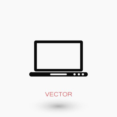 Monitör simge vektör