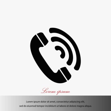 telefon alıcısı vektör simgesi