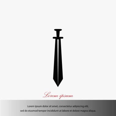 kılıç simge vektör