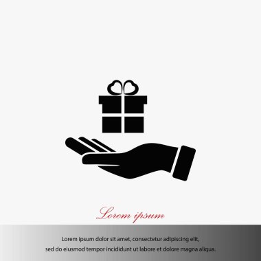 El ve hediyeler simgesi