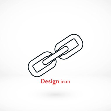 Zincir bağlantı simge vektör