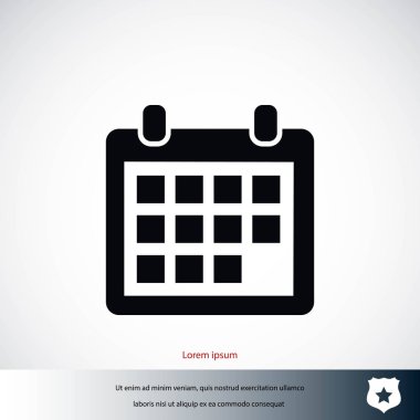 takvim simge vektör