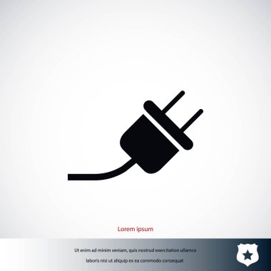 elektrik prizinden simgesi