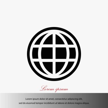 Dünya Vektör Simgesi