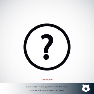  sorgulama etiket simgesi