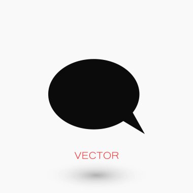 iletişimin bir düz simgesi