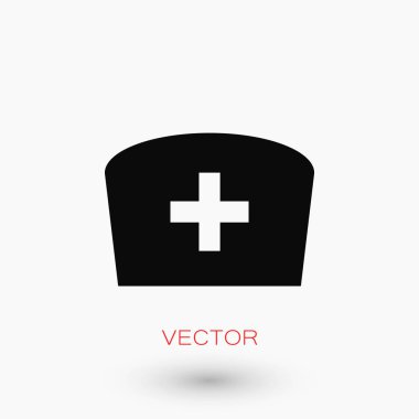 Düz hemşire simgesi